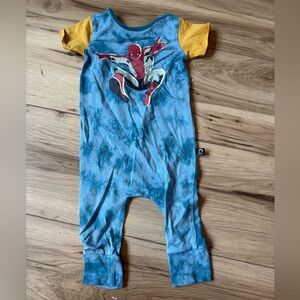 Spider-Man Blue and Yellow Kids Bodysuit